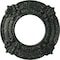 Ekena Millwork Benson Ceiling Medallion (Canopies up to 4 1/8"), 9"OD x 4 1/8"ID x 5/8"P, Painted Turtle Crackle CM09BNPTC - alternate 1